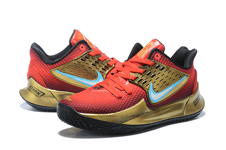 2020 Nike Kyrie Irving II Low Red Gold Basketball Shoes